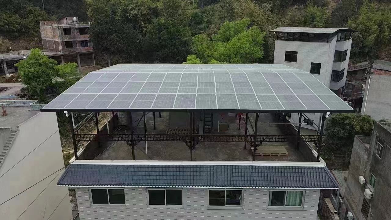 本溪15kw+10kwh自建别墅家庭光伏储能系统